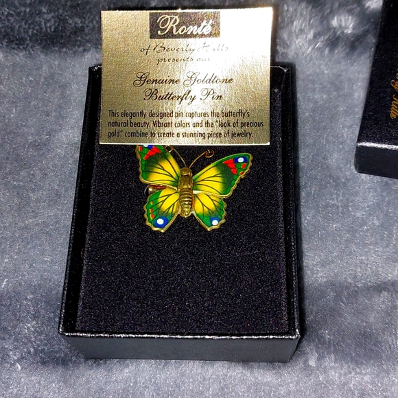 RONTE' OF BEVERLY HILLS Butterfly pin - Picture 1 of 3